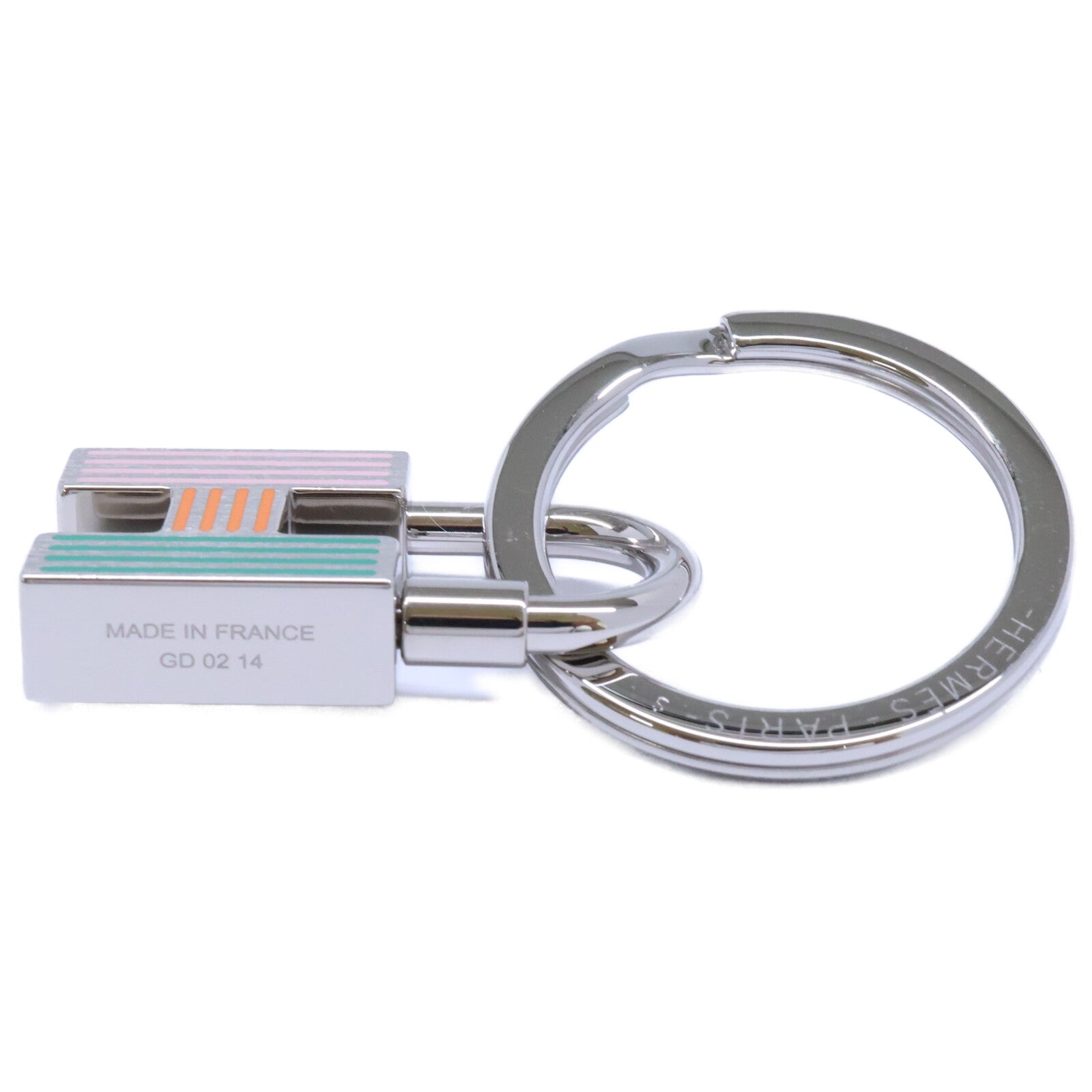 HERMES エルメス 【新品同様】カデナ クイズ レインボー キーリング