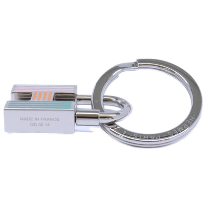HERMES エルメス 【新品同様】カデナ クイズ レインボー キーリング