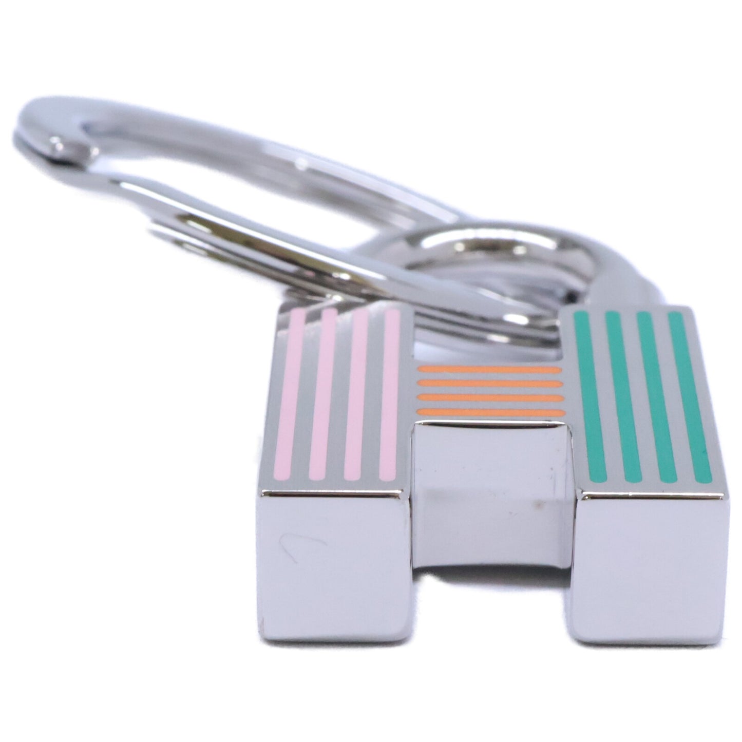 HERMES エルメス 【新品同様】カデナ クイズ レインボー キーリング