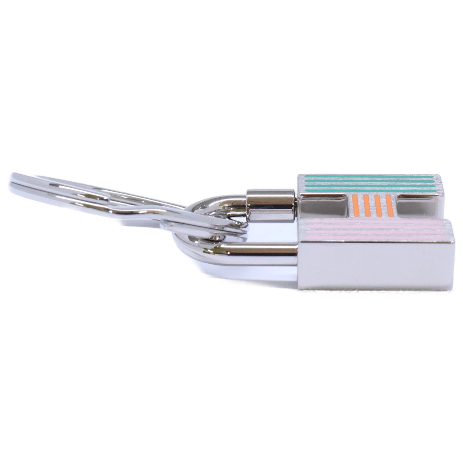 HERMES エルメス 【新品同様】カデナ クイズ レインボー キーリング