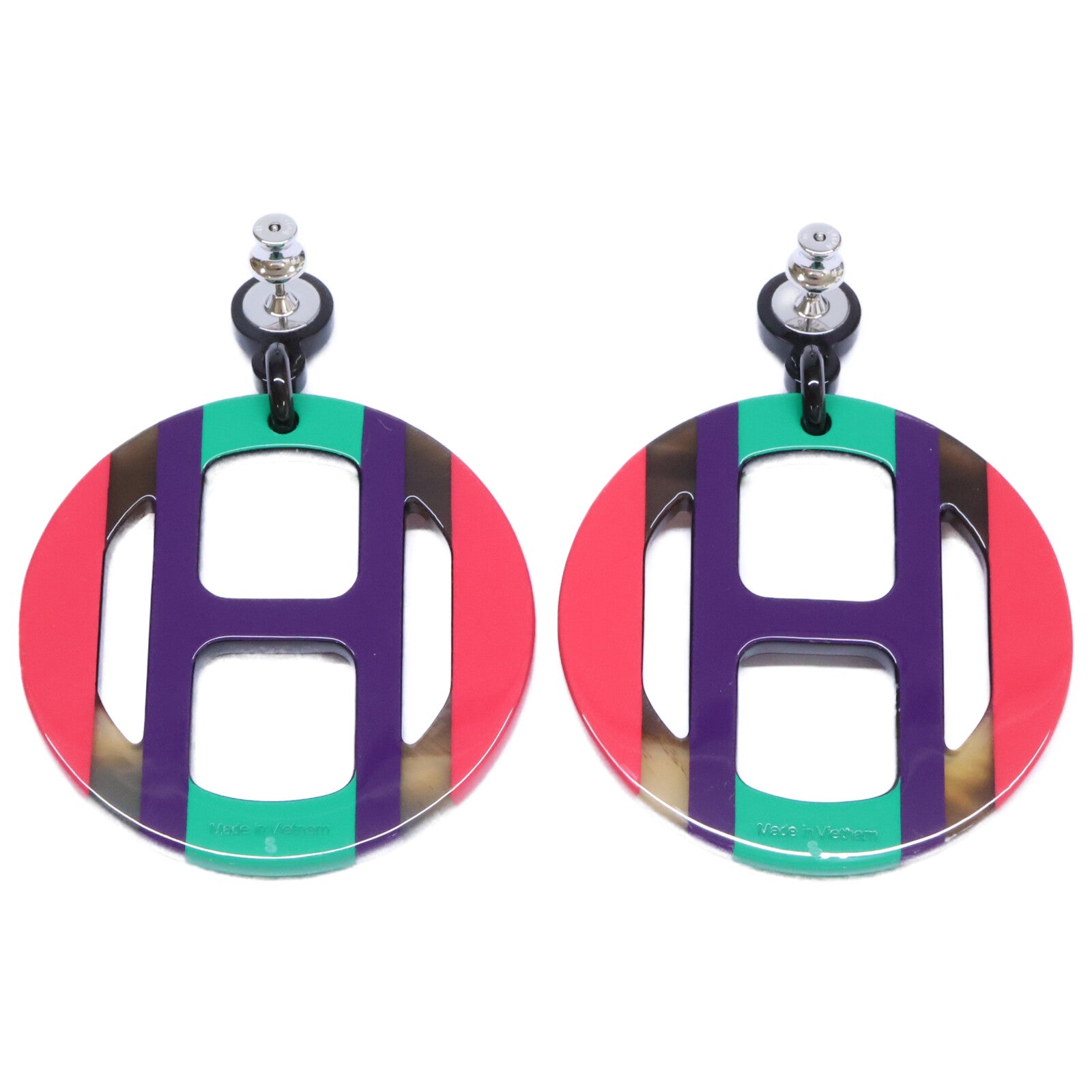 HERMES エルメス 【新品同様】Hエキップ ピアス