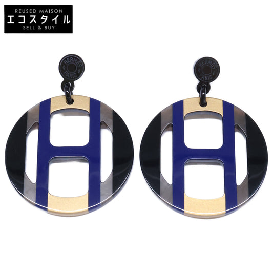 HERMES エルメス 【新品同様】Hエキップ ピアス