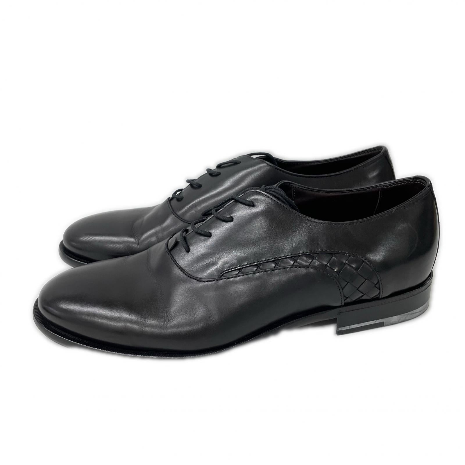 BOTTEGA VENETA ボッテガヴェネタ 【美品】レザー サイドイントレチャート プレーントゥシューズ シューズ