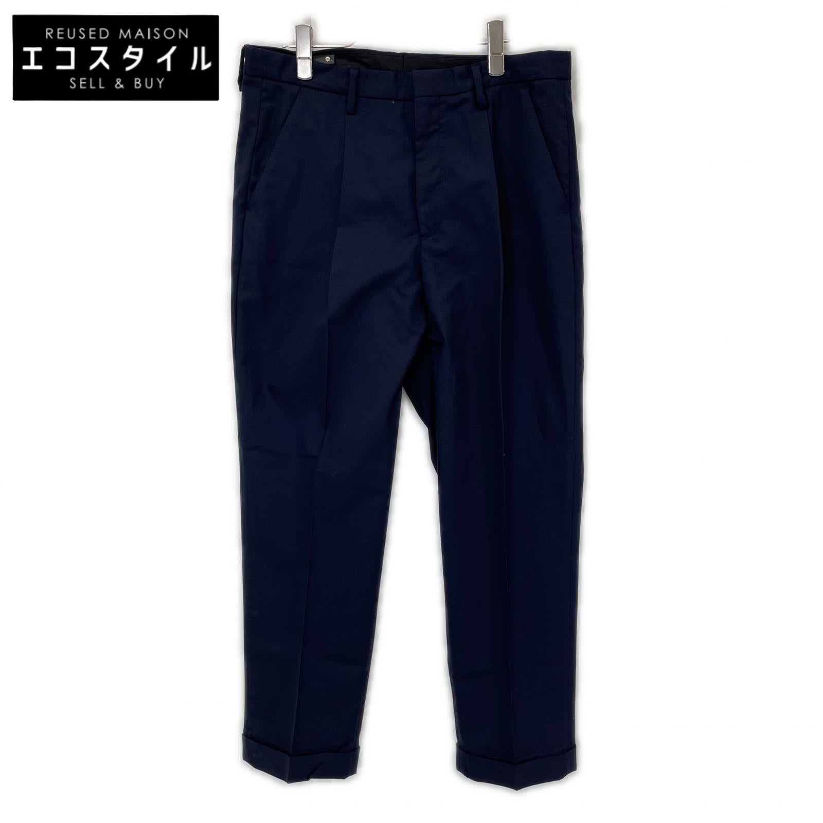 MINEDENIM マインデニム 2308-7004-35-502 ネイビースラックス ワンタックパンツ ボトムス