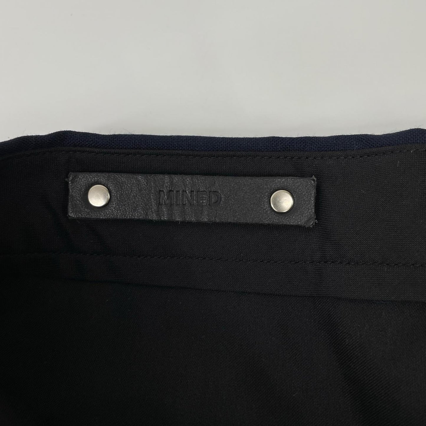 MINEDENIM マインデニム 2308-7004-35-502 ネイビースラックス ワンタックパンツ ボトムス