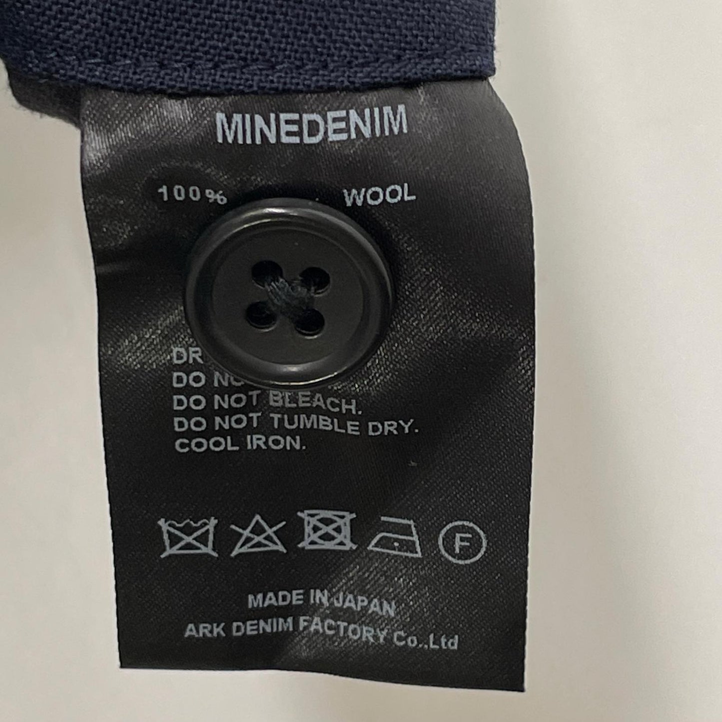 MINEDENIM マインデニム 2308-7004-35-502 ネイビースラックス ワンタックパンツ ボトムス