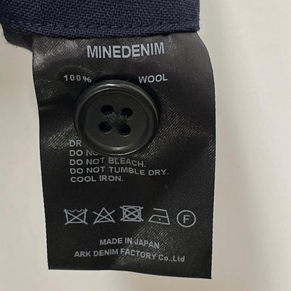 MINEDENIM マインデニム 2308-7004-35-502 ネイビースラックス ワンタックパンツ ボトムス