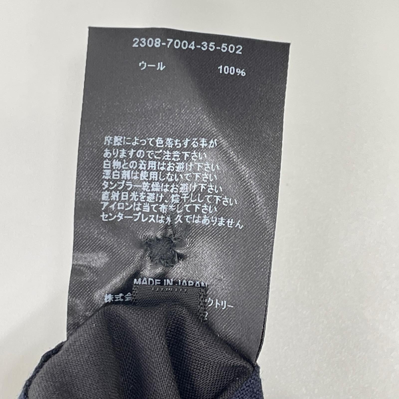 MINEDENIM マインデニム 2308-7004-35-502 ネイビースラックス ワンタックパンツ ボトムス