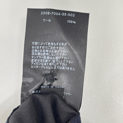 MINEDENIM マインデニム 2308-7004-35-502 ネイビースラックス ワンタックパンツ ボトムス