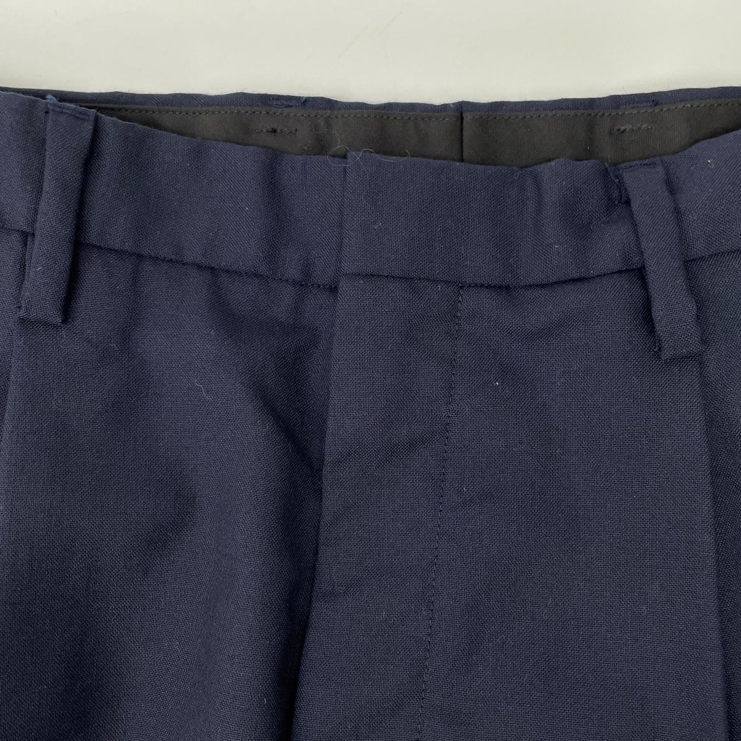 MINEDENIM マインデニム 2308-7004-35-502 ネイビースラックス ワンタックパンツ ボトムス