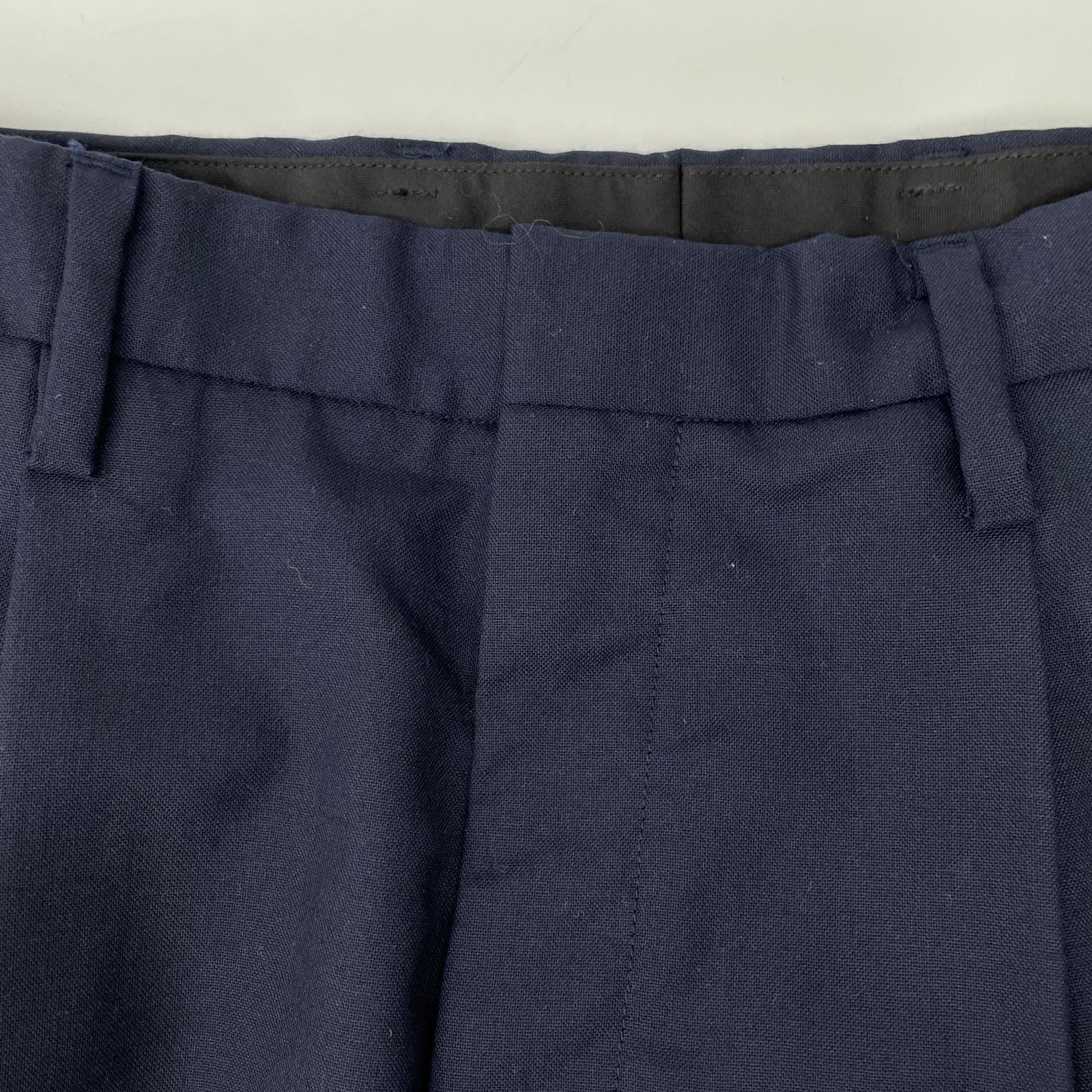 MINEDENIM マインデニム 2308-7004-35-502 ネイビースラックス ワンタックパンツ ボトムス
