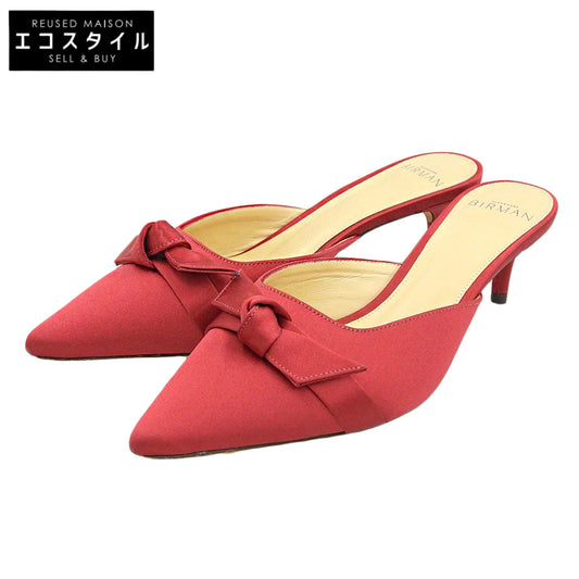 ALEXANDRE BIRMAN アレクサンドル バーマン リボン サテン サンダル シューズ レディース レッド 36 シューズ
