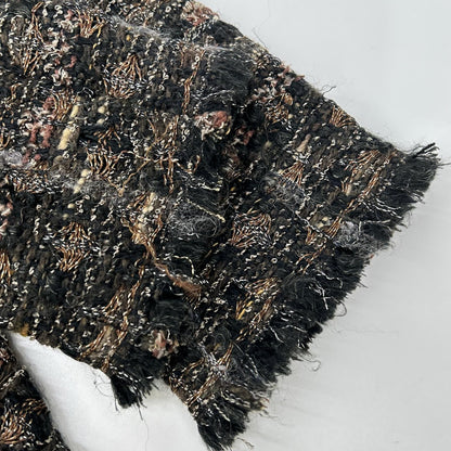 DOLCE&GABBANA ドルチェアンドガッバーナ F250PT FMMB9 ブラック系 ツイード ジャケット スカート セットアップ スーツ セットアップ