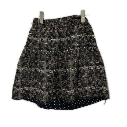 DOLCE&GABBANA ドルチェアンドガッバーナ F250PT FMMB9 ブラック系 ツイード ジャケット スカート セットアップ スーツ セットアップ