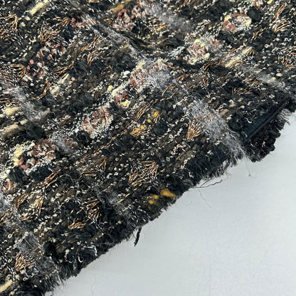 DOLCE&GABBANA ドルチェアンドガッバーナ F250PT FMMB9 ブラック系 ツイード ジャケット スカート セットアップ スーツ セットアップ