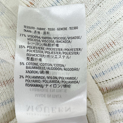 ALEXANDER McQUEEN アレキサンダーマックイーン ホワイト ビスコース ペプラム カーディガン トップス