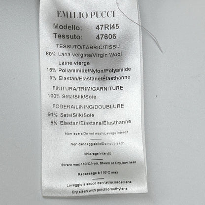 EMILIO PUCCI Emilio Pucci 47RI45 Yellow Wool×Rayon Dress Dress