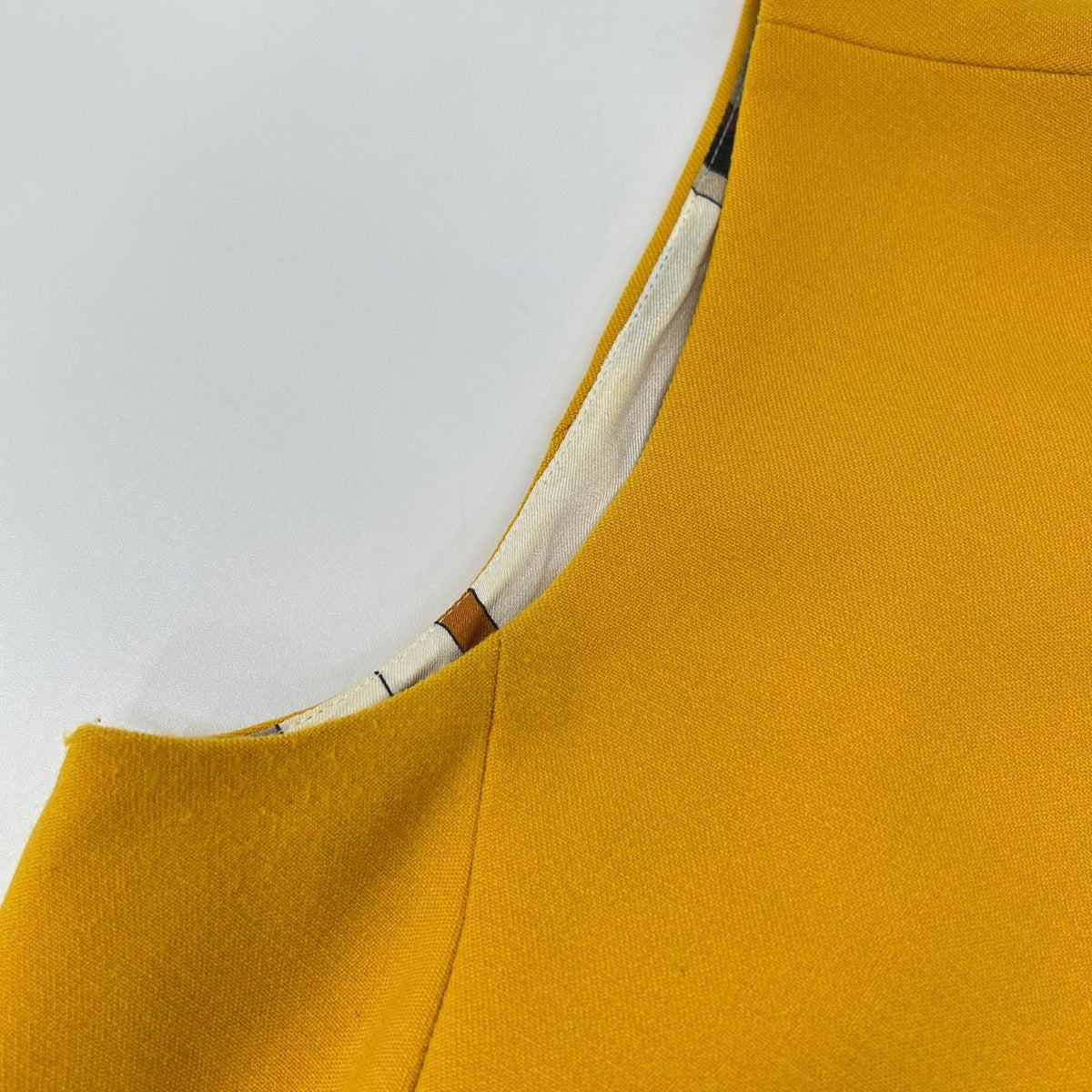 EMILIO PUCCI Emilio Pucci 47RI45 Yellow Wool×Rayon Dress Dress