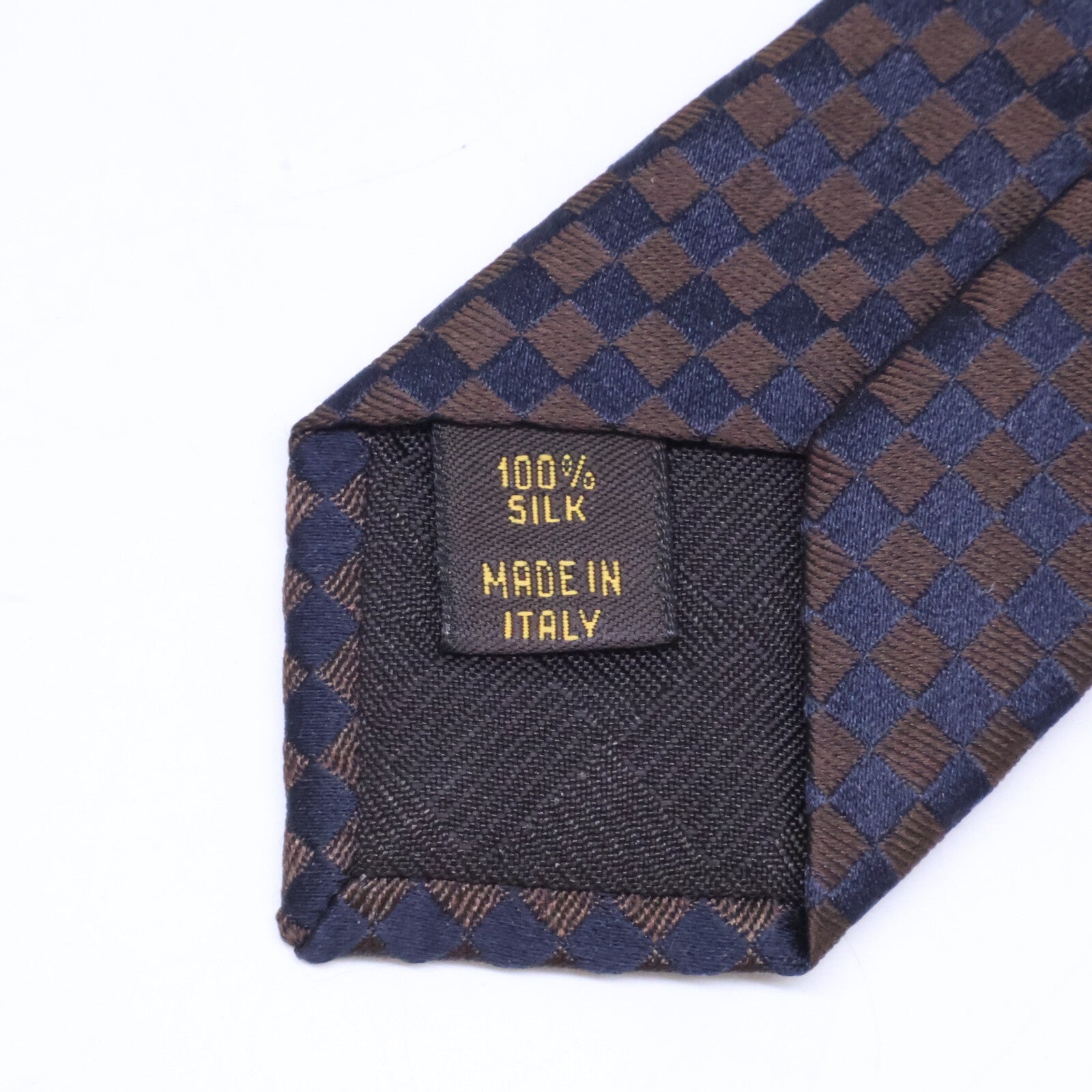 LOUIS VUITTON ルイヴィトン 【美品】ダミエ シルク ネクタイ