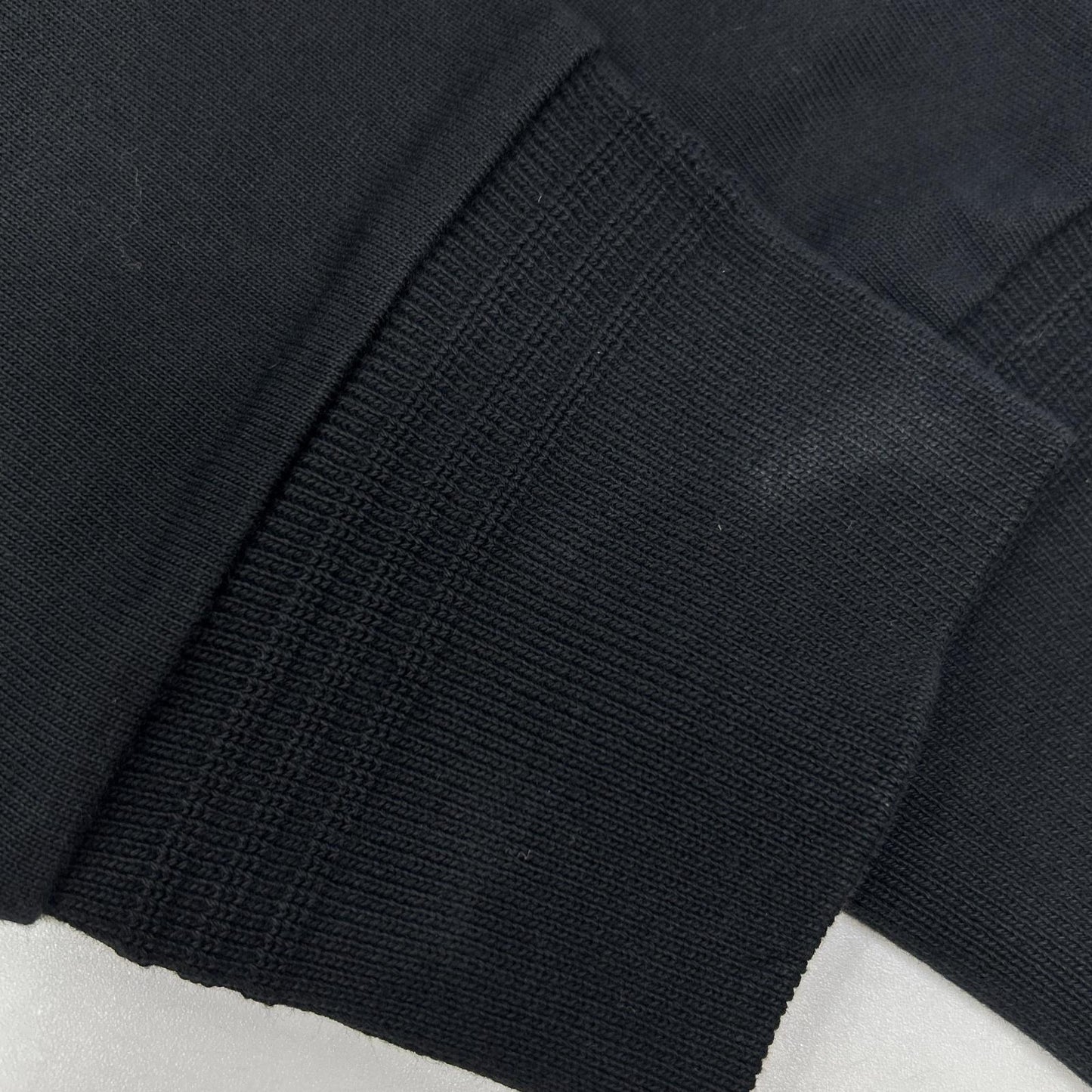 TOM FORD トムフォード ブラック コットン 長袖ポロシャツ トップス