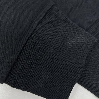 TOM FORD トムフォード ブラック コットン 長袖ポロシャツ トップス
