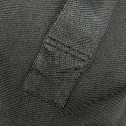 TOM FORD トムフォード ブラック コットン 長袖ポロシャツ トップス