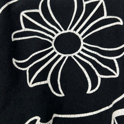 Chrome hearts クロムハーツ ブラック ホースシュープリントポケット 半袖Tシャツ トップス