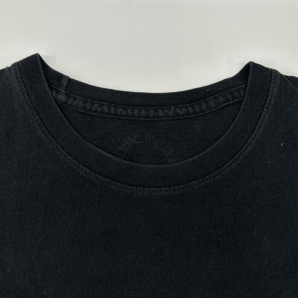 Chrome hearts クロムハーツ ブラック ホースシュープリントポケット 半袖Tシャツ トップス
