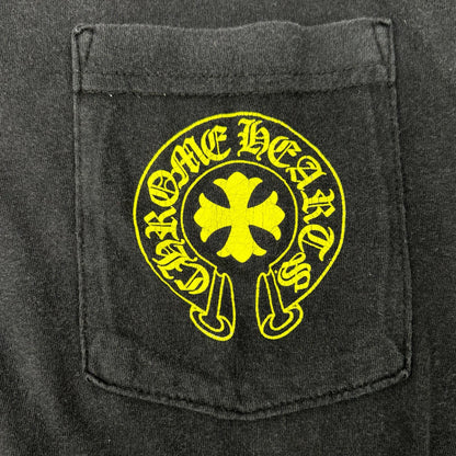 Chrome hearts クロムハーツ ブラック バックプリント 半袖Tシャツ トップス