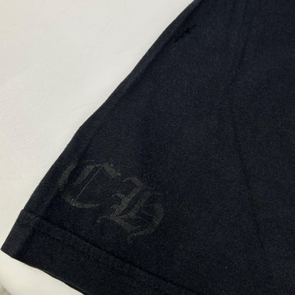Chrome hearts クロムハーツ ブラック バックプリント 半袖Tシャツ トップス
