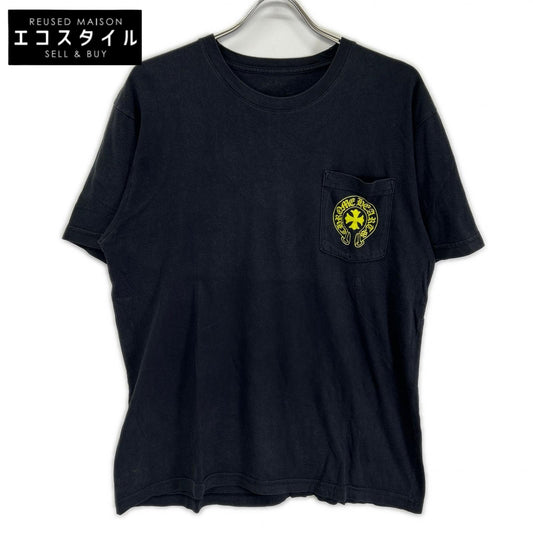 Chrome hearts クロムハーツ ブラック バックプリント 半袖Tシャツ トップス