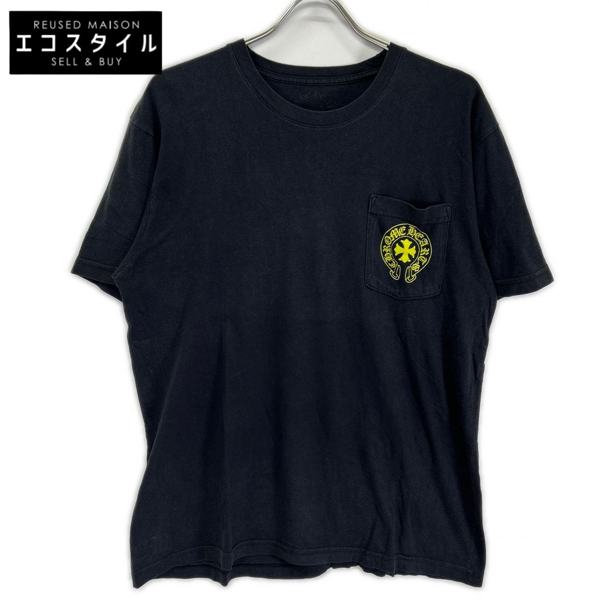 Chrome hearts クロムハーツ ブラック バックプリント 半袖Tシャツ トップス