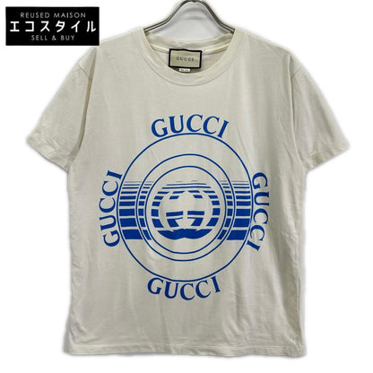 GUCCI グッチ 20AW 616036 ホワイト Disc Print Oversized Tee トップス