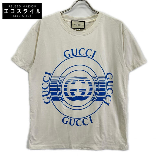 GUCCI グッチ 20AW 616036 ホワイト Disc Print Oversized Tee トップス