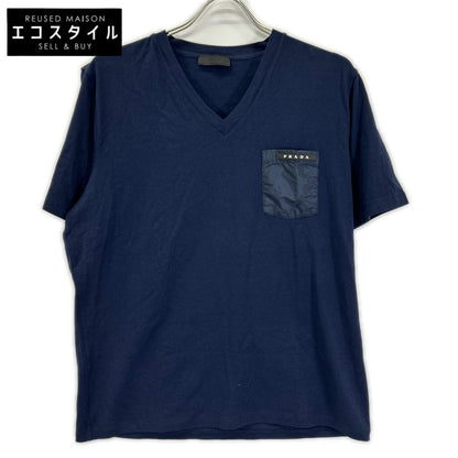 PRADA SPORT プラダスポーツ 19年製 SJN251 ネイビー ポケット Tシャツ トップス