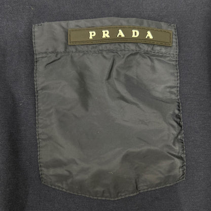 PRADA SPORT プラダスポーツ 19年製 SJN251 ネイビー ポケット Tシャツ トップス