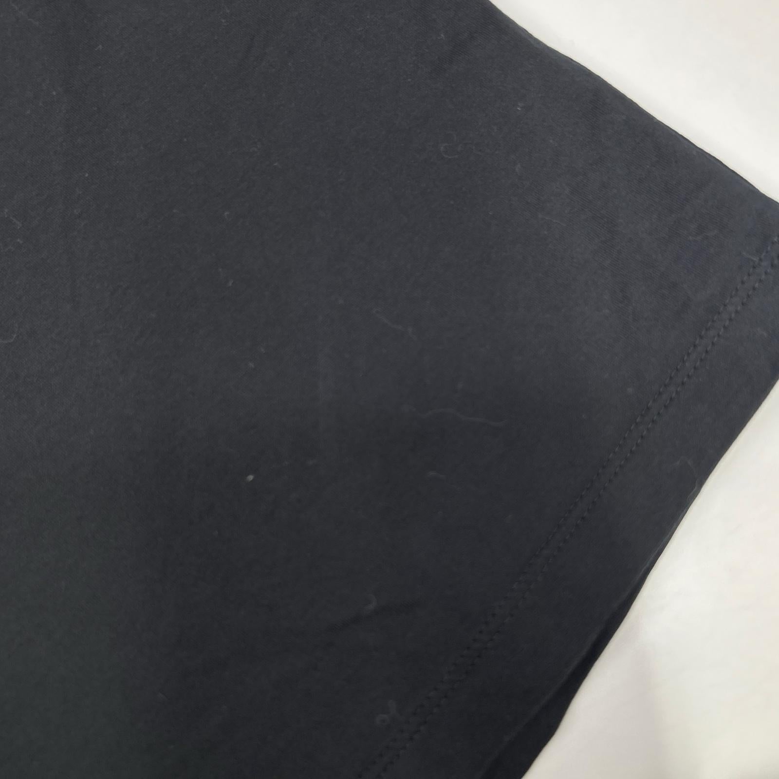 PRADA プラダ 19年製 UJN006 ブラック ロゴパッチ ポケットTシャツ トップス