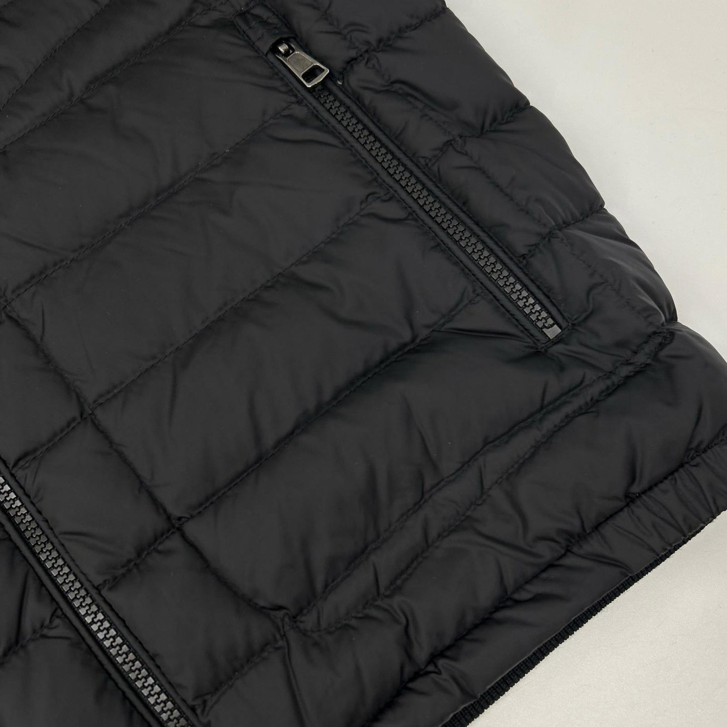 MONCLER モンクレール 22年製 ブラック CARDIGAN TRICOT ニット切り替え ダウンジャケット ジャケット