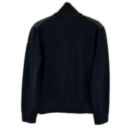 MONCLER モンクレール 22年製 ブラック CARDIGAN TRICOT ニット切り替え ダウンジャケット ジャケット
