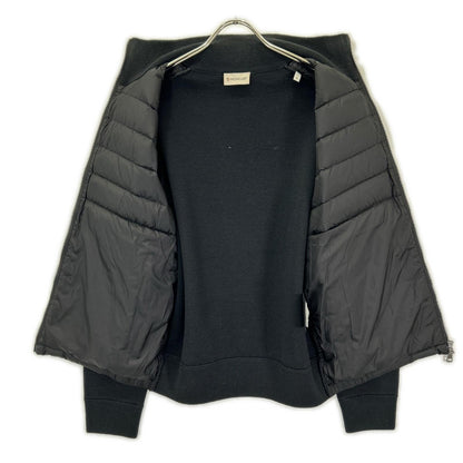 MONCLER モンクレール 22年製 ブラック CARDIGAN TRICOT ニット切り替え ダウンジャケット ジャケット