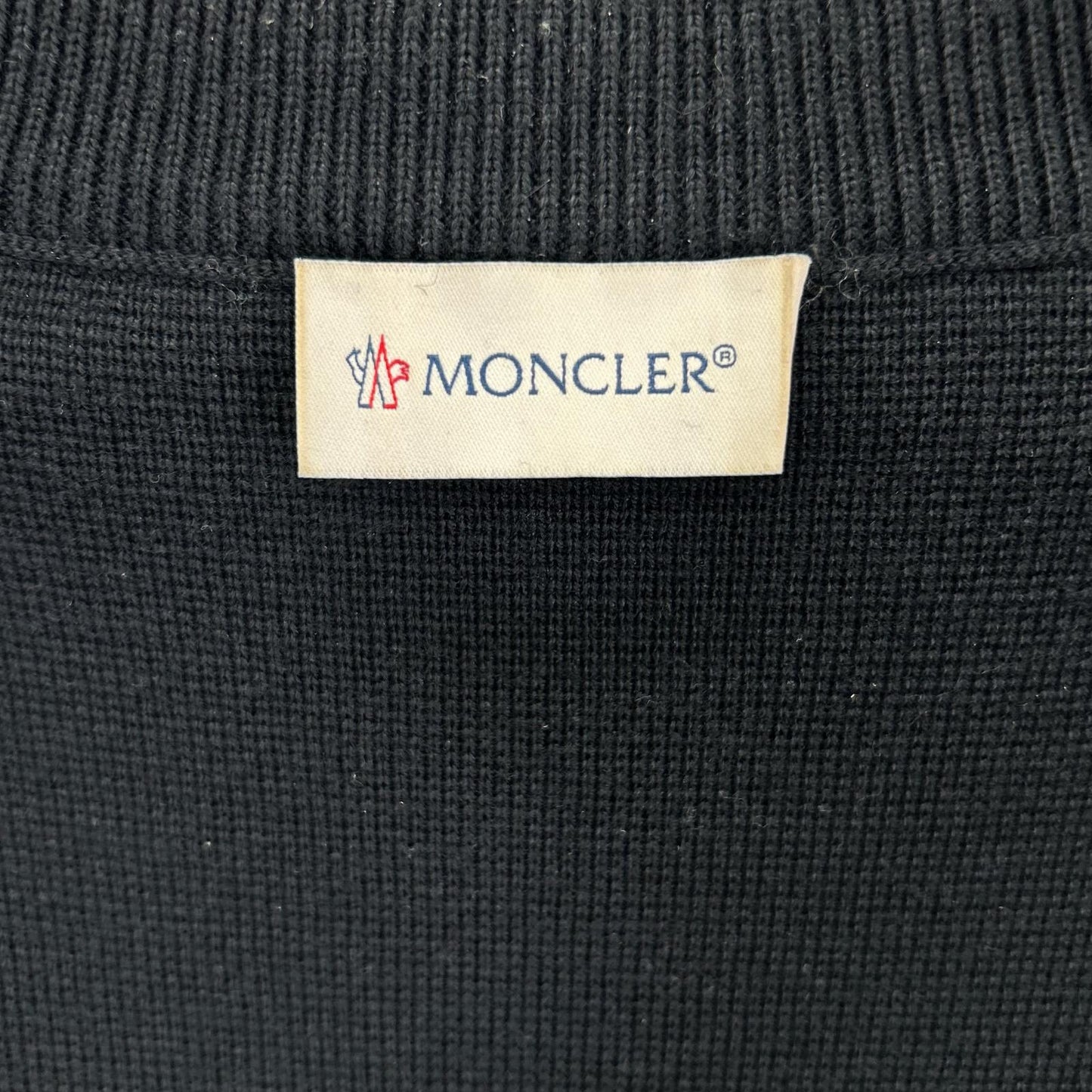 MONCLER モンクレール 22年製 ブラック CARDIGAN TRICOT ニット切り替え ダウンジャケット ジャケット