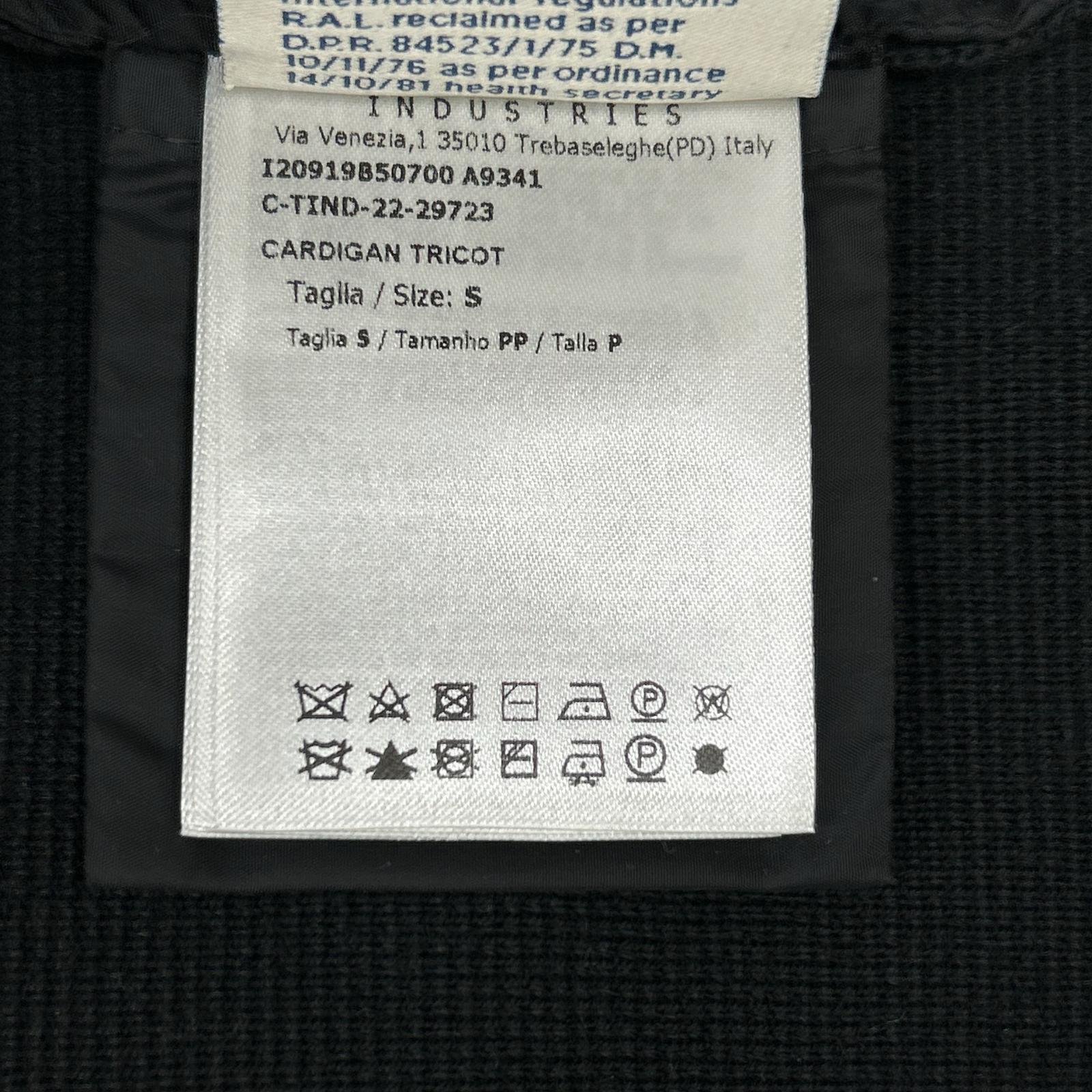 MONCLER モンクレール 22年製 ブラック CARDIGAN TRICOT ニット切り替え ダウンジャケット ジャケット