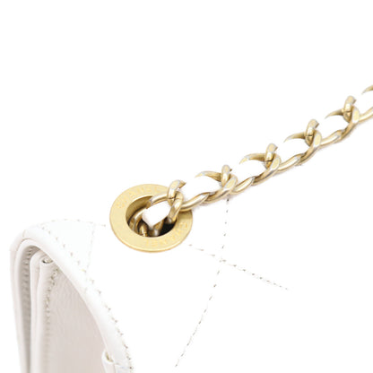 CHANEL シャネル 30番 アイボリー ラム グリポア マトラッセ ミニショルダーバッグ ショルダーバッグ