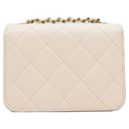 CHANEL シャネル 30番 アイボリー ラム グリポア マトラッセ ミニショルダーバッグ ショルダーバッグ