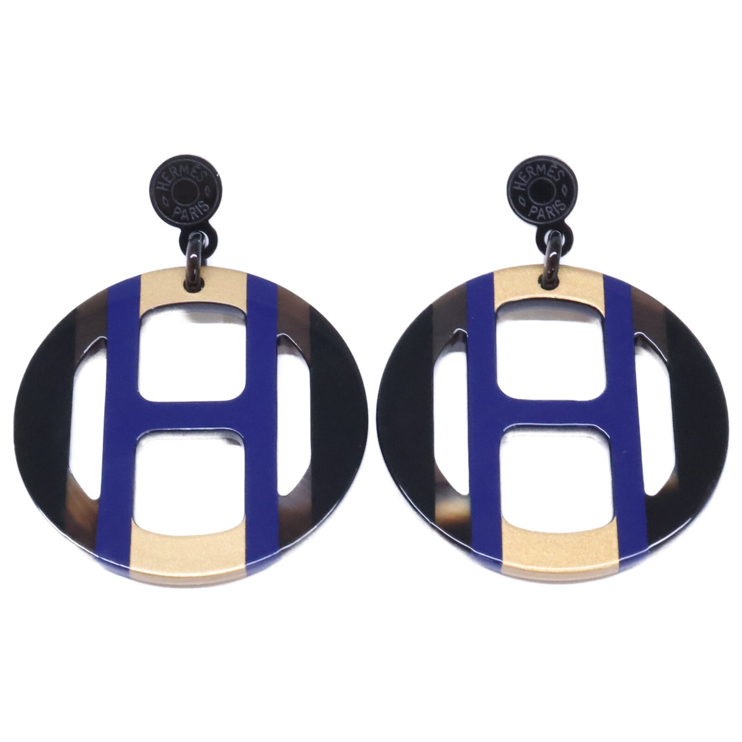 HERMES エルメス 【新品同様】Hエキップ ピアス