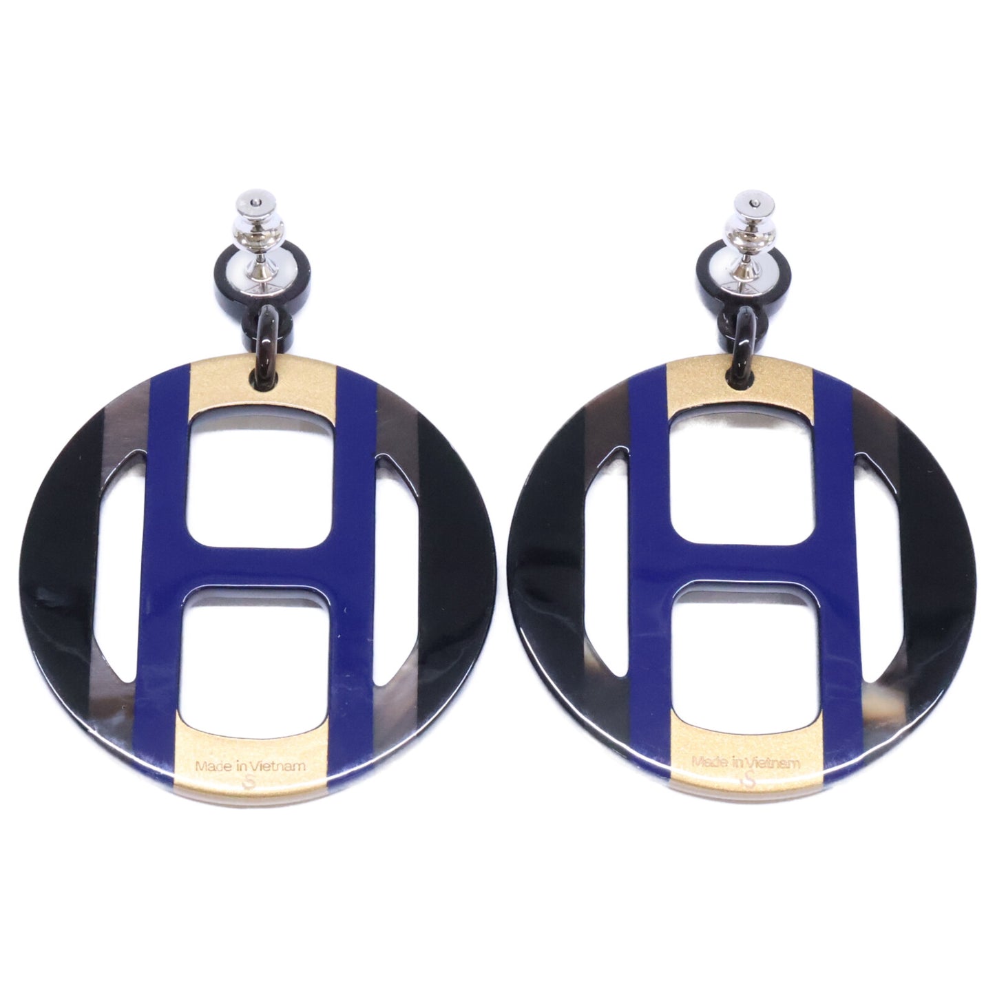 HERMES エルメス 【新品同様】Hエキップ ピアス