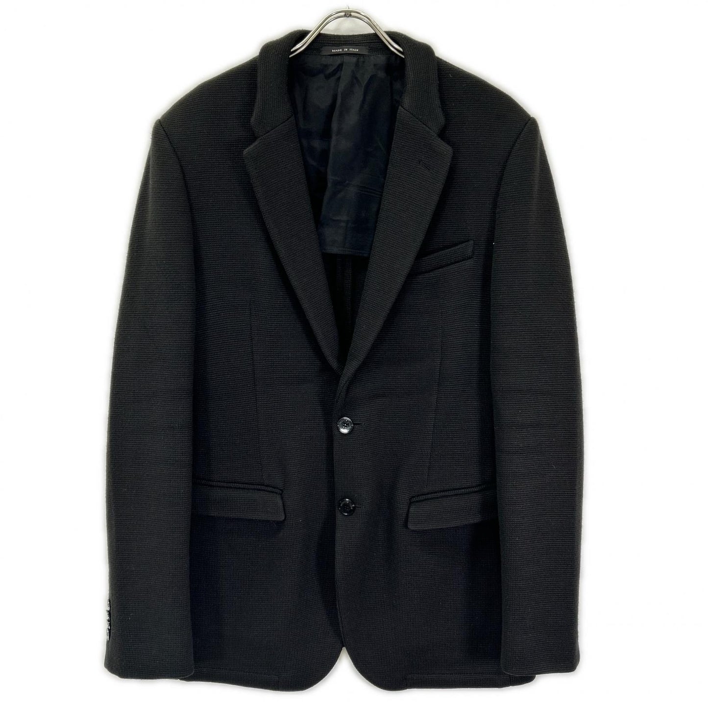 EMPORIOARMANI エンポリオアルマーニ 11AW ブラック ニット JOHNNY LINE テーラードジャケット ジャケット