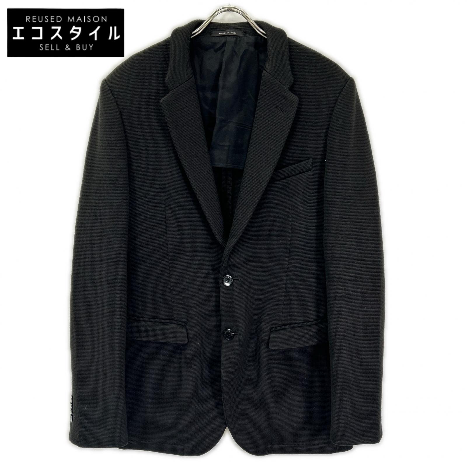 EMPORIOARMANI エンポリオアルマーニ 11AW ブラック ニット JOHNNY LINE テーラードジャケット ジャケット