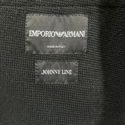 EMPORIOARMANI エンポリオアルマーニ 11AW ブラック ニット JOHNNY LINE テーラードジャケット ジャケット