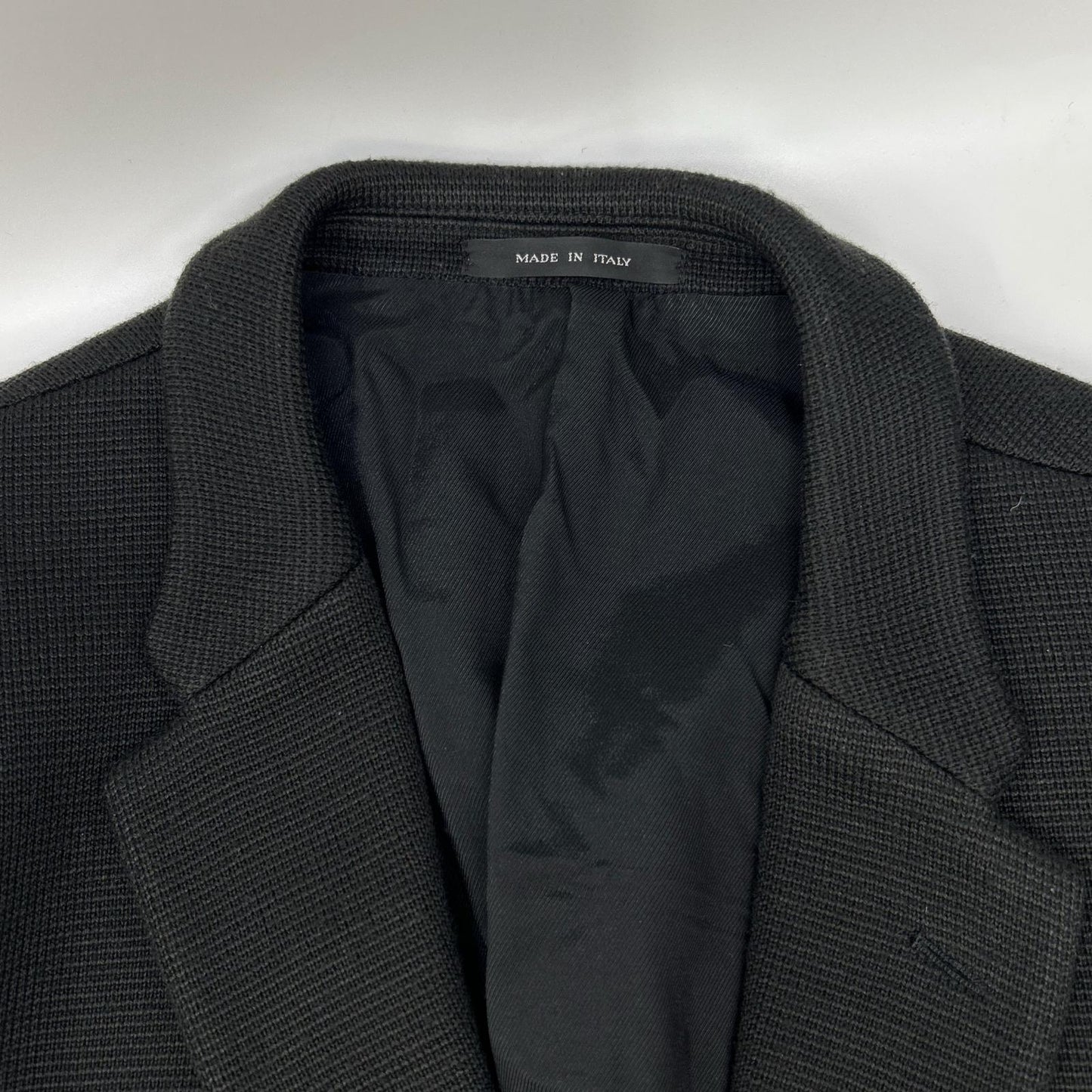 EMPORIOARMANI エンポリオアルマーニ 11AW ブラック ニット JOHNNY LINE テーラードジャケット ジャケット